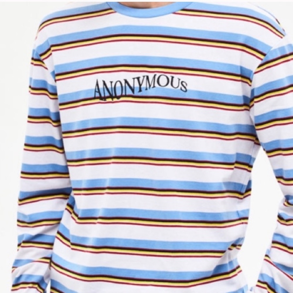PacSun Anonymous Striped Long Sleeve Shirt